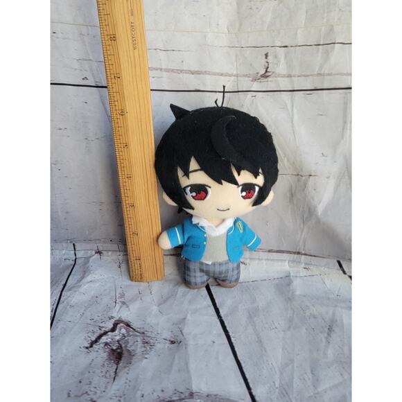 Ensemble Stars Ritsu Sakuma School Uniform Sit Plush Doll FuRyu - Picture 4 of 7